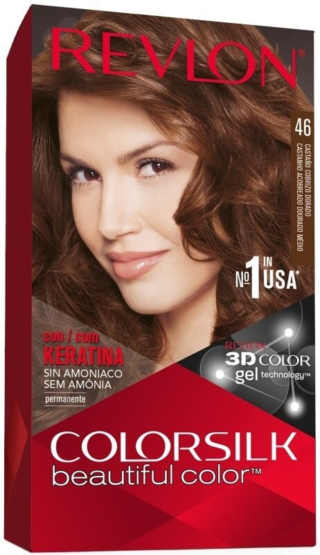 Revlon Colorsilk Tinte 46 Castaño Cobrizo Dorado