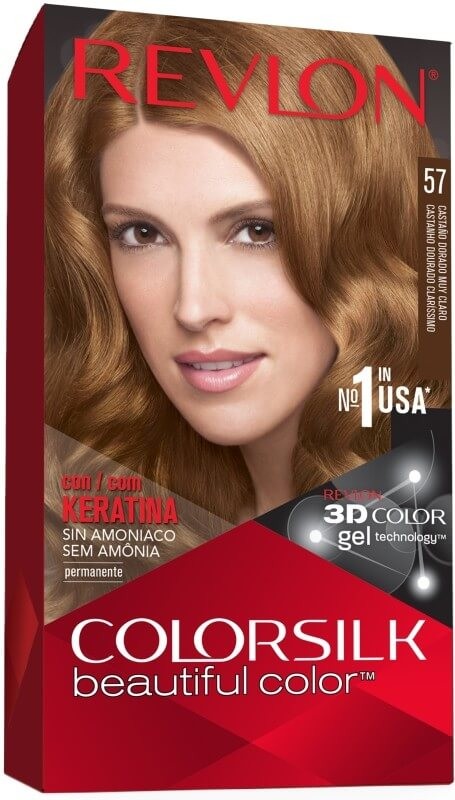 Revlon Colorsilk Tinte 57 Castaño Dorado Muy Claro