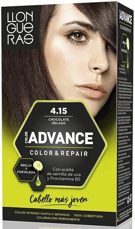 Llongueras Advance Color & Repair 4.15 Chocolate Helado