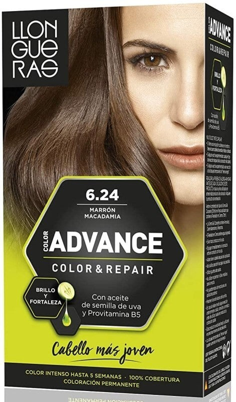 Llongueras Advance Color & Repair 6.24 Marrón Macadamia