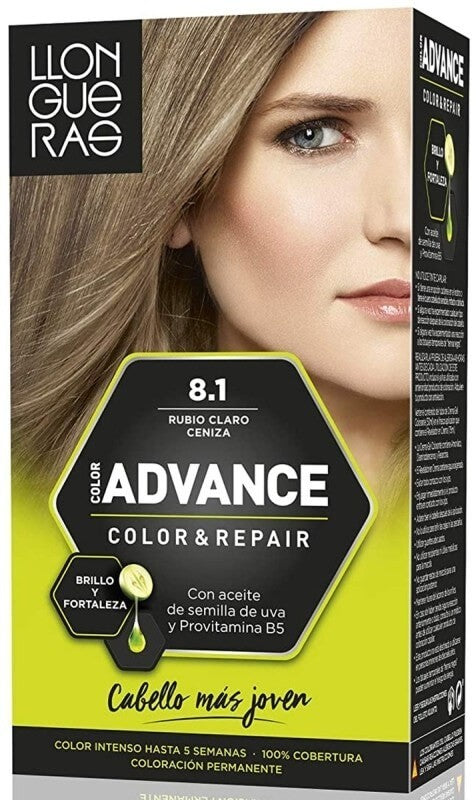 Llongueras Advance Color & Repair 8.1 Rubio Claro Ceniza
