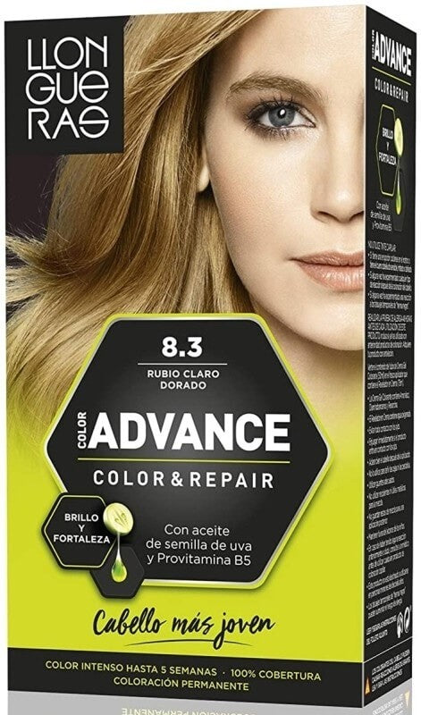 Llongueras Advance Color & Repair 8.3 Rubio Claro Dorado