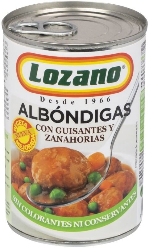 Lozano Albóndigas con Guisantes 415 gr
