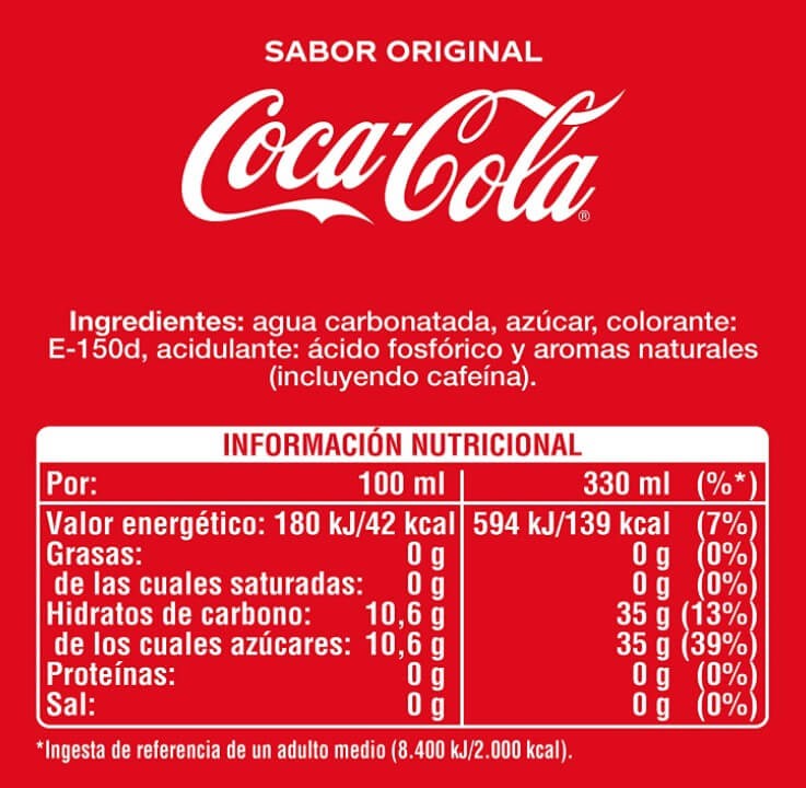 Coca Cola Original Pack 24 Latas x 330 ml