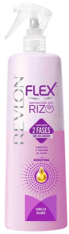 Revlon Flex Acondicionador Cabello Rizado 400 ml – Define y Hidrata Tu Rizo Sin Aclarado