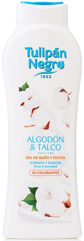 Tulipán Negro Gel de Baño Algodón y Talco 650 ml