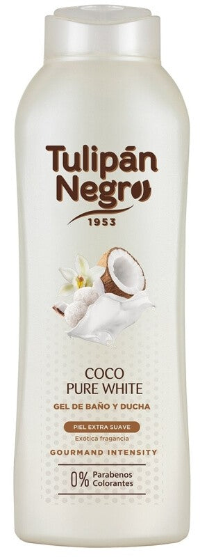 Tulipán Negro Gel de Baño Coco Pure White 650 ml