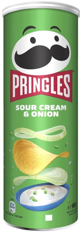 Pringles Sour Cream & Onion 165G – El Sabor Irresistible que No Podrás Dejar