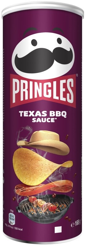 Pringles Texas BBQ Sauce 165G – Sabor Ahumado y Delicioso en Cada Mordisco