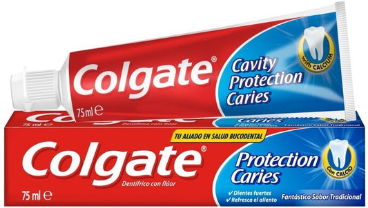 Colgate Protección Caries 75 ml – Protección Eficaz y Sabor Tradicional