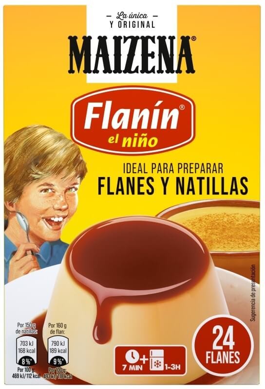 Maizena Flanín El Niño - Ideal para Flanes y Natillas Caseras (6 Sobres)