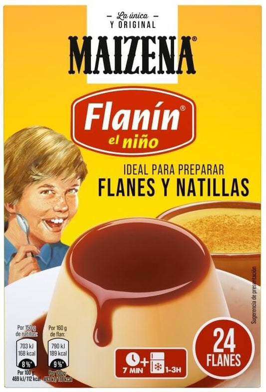 Maizena Flanín El Niño - Ideal para Flanes y Natillas Caseras (6 Sobres)