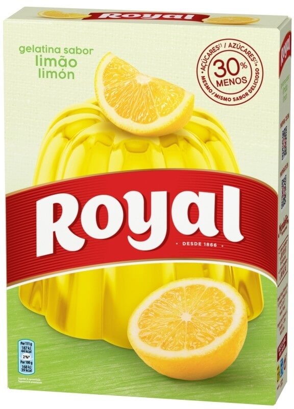 Royal Gelatina Sabor Limón 114 gr