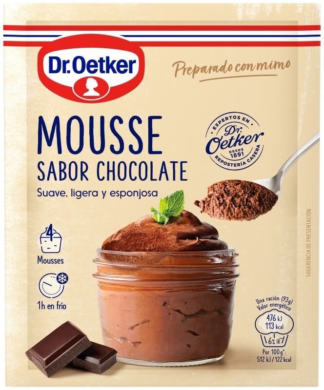 Dr. Oetker Mousse Sabor Chocolate 73 gr