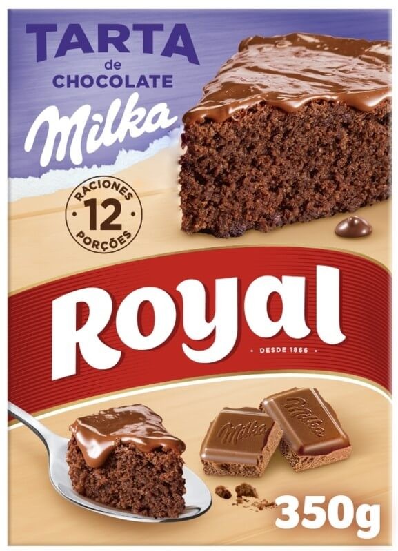 Royal Tarta de Chocolate Milka 350 gr