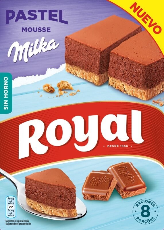 Royal Pastel Mousse Milka 215 gr