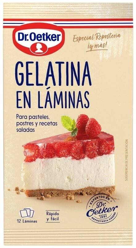 Dr. Oetker Gelatina en Láminas 20G