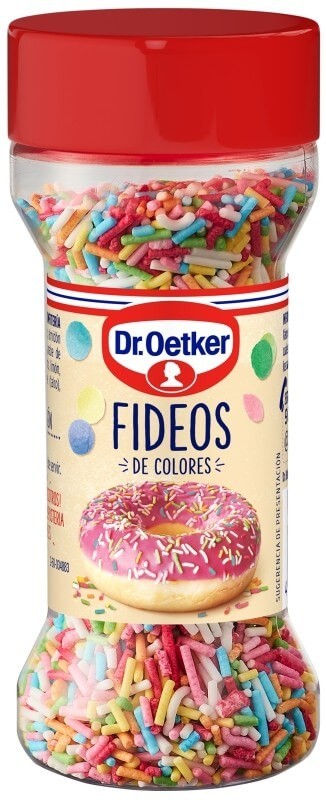 Dr. Oetker Fideos de Colores 50G