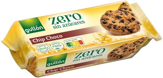 Galletas Gullón Zero Chip Choco 125 g - Disfruta del Sabor del Chocolate Sin Azúcares Añadidos