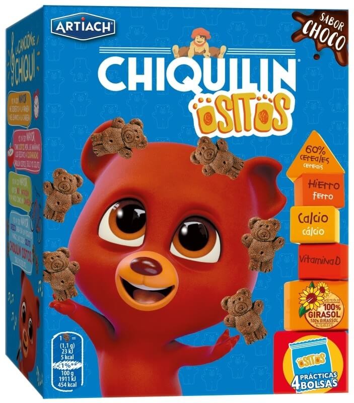 Artiach Chiquilín Ositos Sabor Chocolate 160 gr