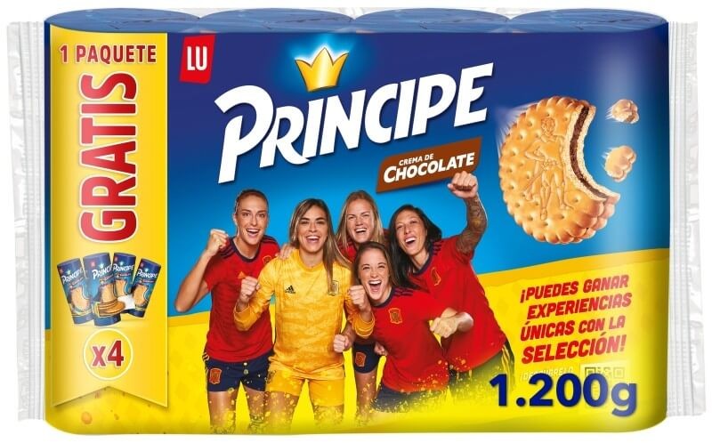 Principe Galleta Rellena de Chocolate 4 x 300 gr