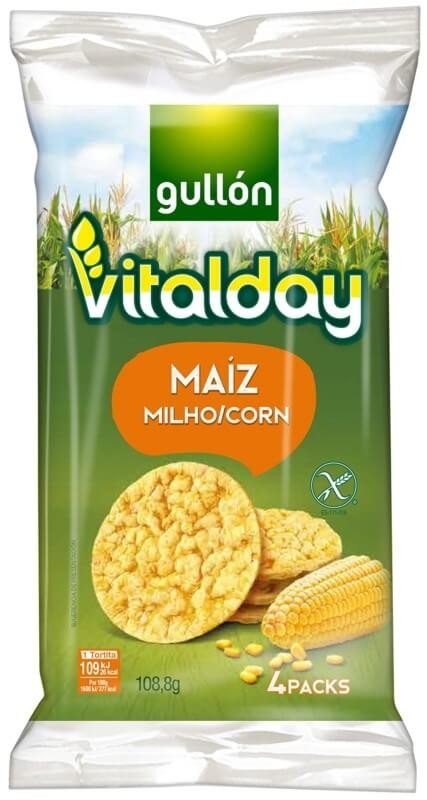 Gullón Vitalday Tortitas de Maíz 100G – Ligereza y Sabor para tus Días