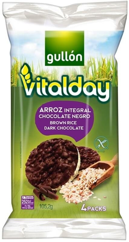 Gullón Vitalday Arroz Chocolate 105 gr