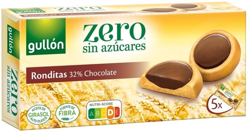Galletas Gullón Zero Ronditas 186G – Sin Azúcares y Con Todo el Sabor