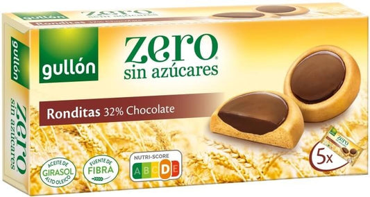 Galletas Gullón Zero Ronditas 186G – Sin Azúcares y Con Todo el Sabor