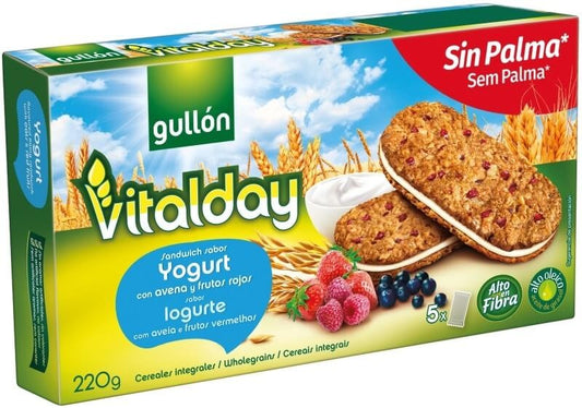Gullón Vitaldy Yogurt  Avena Y Frutos Rojos 220 gr