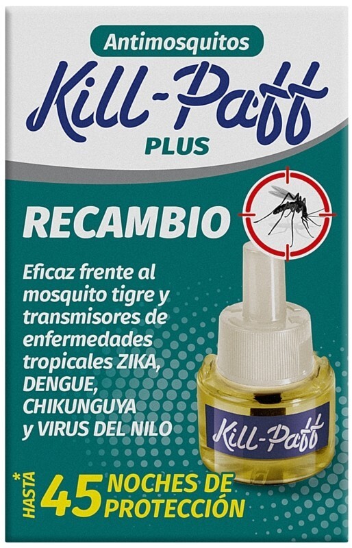 Kill Paff Insecticida Recambio 45 Noches
