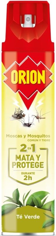 Orion Moscas y Mosquitos 2 en 1 MAta y Protege Durante Té Verde 600ML