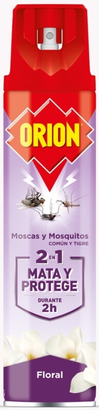 Orion 2 en 1 Mata y Protege Moscas y Mosquitos Floral 600 ml