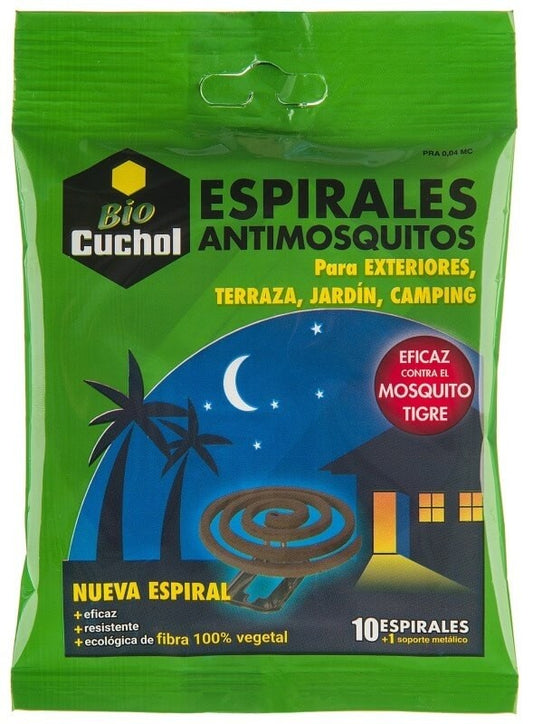 Cuchol Bio Espirales Antimosquitos 10U - Protección Eficaz y Natural