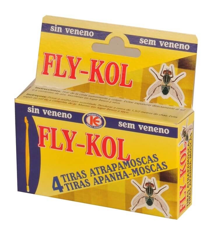 Fly-Kol Tira Atrapamosca (Estuche 4 Tiras)