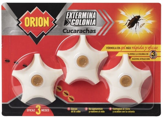 Orion Extermina Colonia Cebo en Gel para Cucarachas 3U