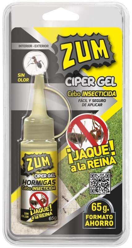 Zum Ciper Gel Hormigas 65 g - Cebo Insecticida Efectivo para Controlar Hormigas