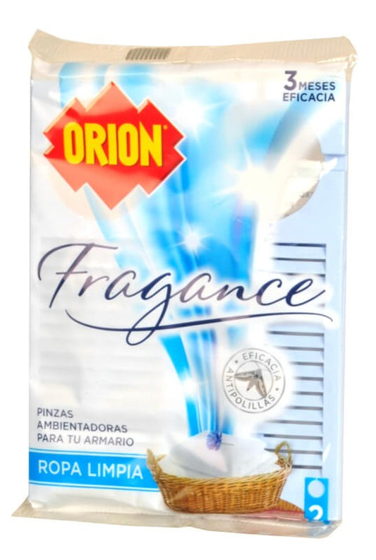 Orion Antipolillas Fragancia Ropa Limpia 2 Unidades