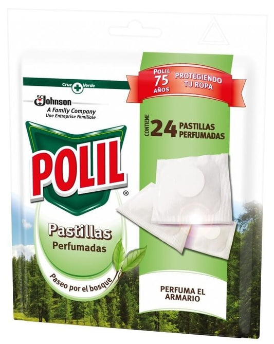 Polil Pastillas Antipolillas Paseo Bosque 24 uds