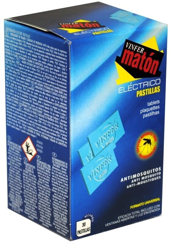 Vinfer Matón Recambios Pastillas Antimosquitos Eléctricas 30U