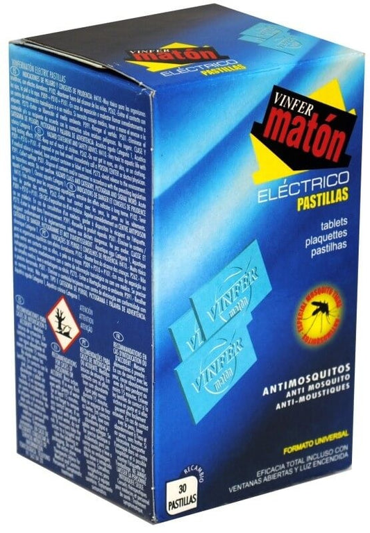 Vinfer Matón Recambios Pastillas Antimosquitos Eléctricas 30U