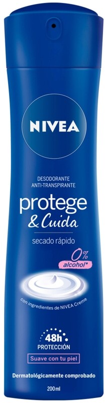 Nivea Desodorante Protege & Cuida Spray 200 ml – Protección y Suavidad para tu Piel