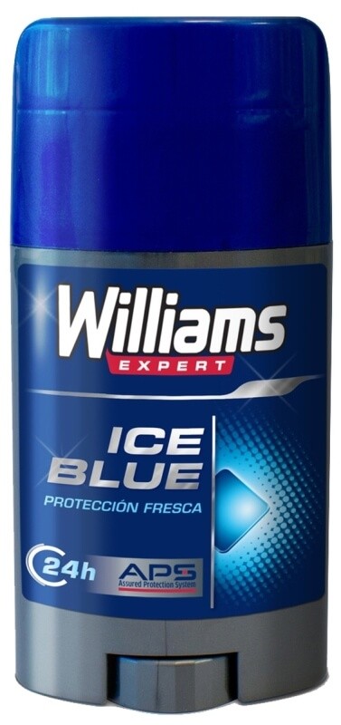 Williams Expert Ice Blue Desodorante Stick 75 ml – Protección Fresca y Duradera las 24 Horas