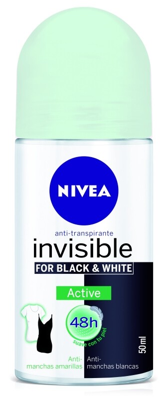 Nivea Invisible B&W Active 50 ml