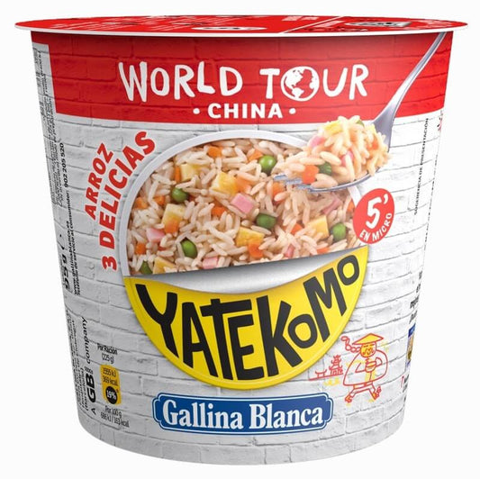 Gallina Blanca Yatekomo Arroz 3 Delicias 95 gr