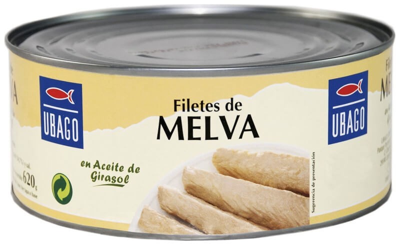 Filetes de Melva Ubago en Aceite de Girasol 950 ml - Sabor y Calidad Garantizada
