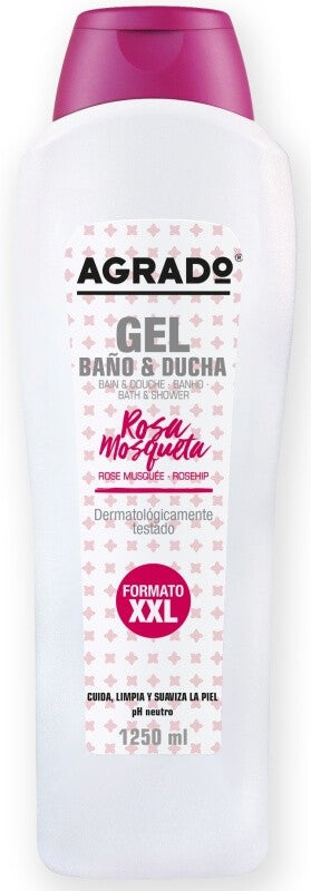 Agrado Gel de Baño Rosa Mosqueta 1250 ml