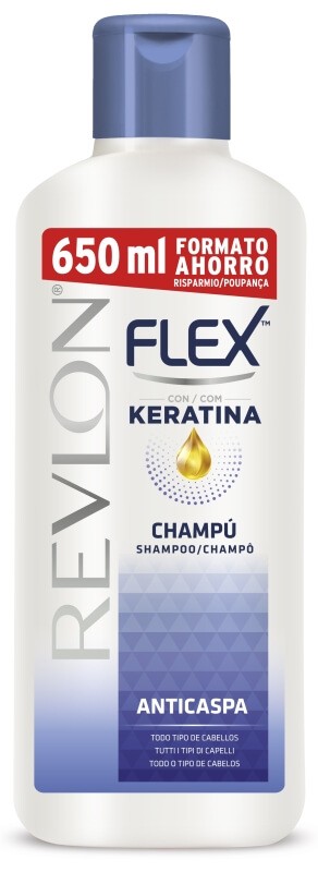 Revlon Flex Keratina Champú Anticaspa 650 ml