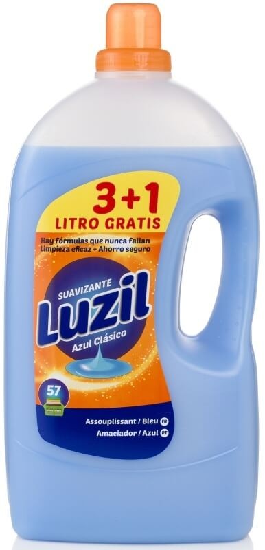 Luzil Suavizante Azul Clásico 4L