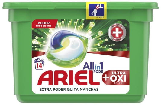 Ariel Detergente en Cápsulas Ultra Oxi 14D